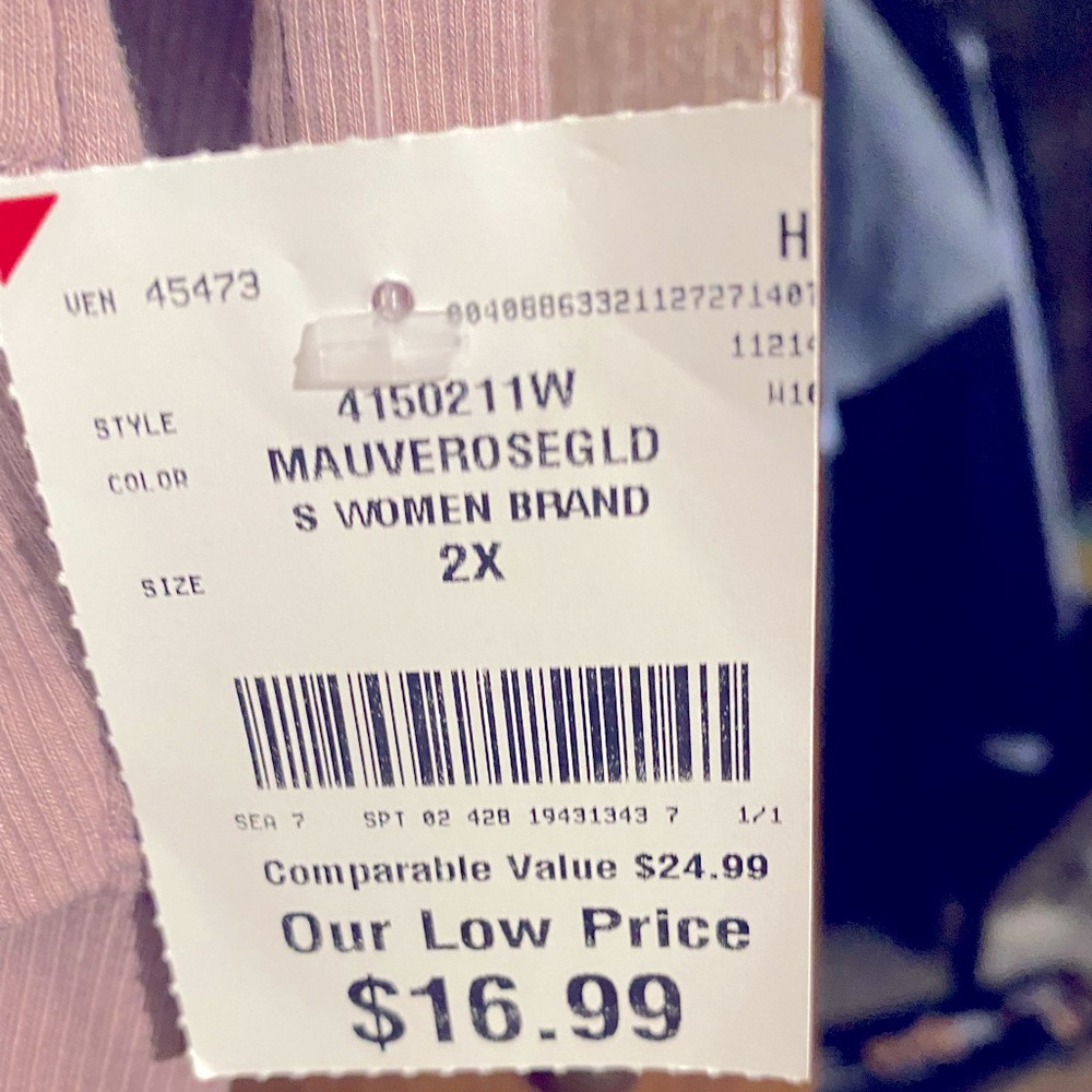 NWT Light pink w/gold love light sweatshirt.
